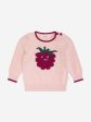 Girls Blackberry Knit Jumper in Pink For Discount