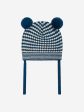 Boys Hazel Chunky Checker Hat in Blue Hot on Sale