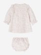 Baby Girls Cotton Dress With Bloomers in Pink Discount