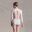 Girls White Velvet Ballet Onesies Hot on Sale