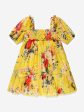 Zimmermann Girls Alight Puff Sleeve Dress in Yellow Online