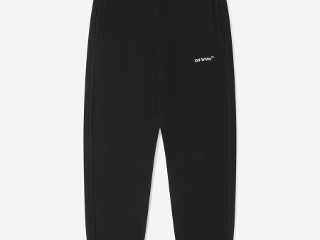 Off-White Boys Logo Industrial Joggers in Black Online