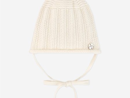 Baby Cotton and Cashmere Knit Hat in Ivory Fashion