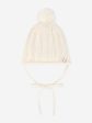 Baby Cotton and Cashmere Knit Hat in Ivory Fashion