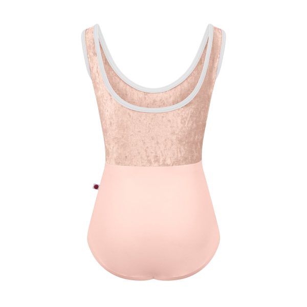 Girls Pink Velvet Ballet Onesies Hot on Sale