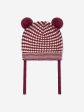 Baby Girls Hazel Chunky Checker Hat in Berry Online