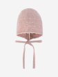 Baby Girls Cotton and Cashmere Bonnet in Pink Cheap