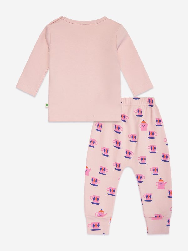 Baby Girls Bramley and Braeburn Jam Legging Set in Pink Hot on Sale