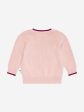 Girls Blackberry Knit Jumper in Pink For Discount