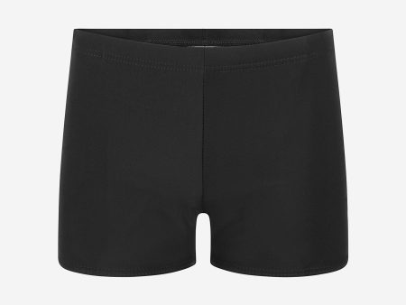 Zeco Boys School Elastane Swimming Short in Black Online Hot Sale