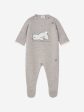 Baby Knitted Babygrow in Brown on Sale