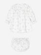 Baby Girls Cotton Dress With Bloomers in White Online