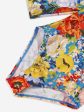 Zimmermann Girls Alight Long Sleeve Swimsuit in Multicolour Discount