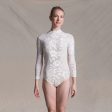 Girls White Velvet Ballet Onesies Hot on Sale