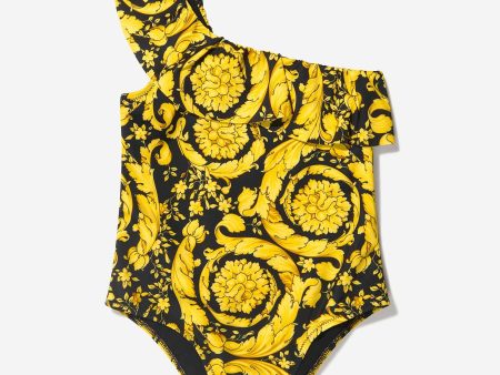 Versace Girls Baroque Print Swimsuit Online now