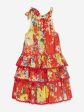 Zimmermann Girls Alight Tiered Halter Dress in Red Online Sale