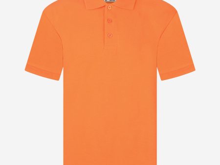 Zeco Kids School Polo Shirt in Orange Online now