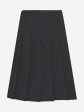 Zeco Girls School Senior Down Pleat Eco Skirt in Grey Online Sale