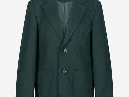 Zeco Kids School Blazer in Green Online Hot Sale