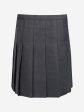 Zeco Girls School Junior Stitch Down Pleat Skirt in Grey For Sale