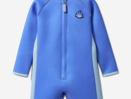 Roarsome Boys Reef The Shark Wet Suit in Blue Online now