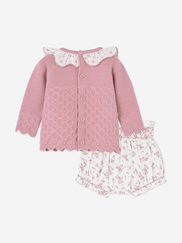 Baby Girls Short Set in Pink For Discount