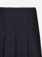 Zeco Girls School Junior Stitch Down Pleat Skirt in Navy Fashion