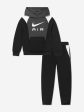 Boys Air Fleece Tracksuit in Black Supply