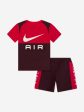 Boys Air Fleece Short Set in Red Online