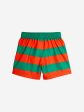 Mini Rodini Boys Striped Swim Shorts in Multicolour For Cheap