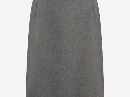 Zeco Girls School Pencil Skirt in Grey on Sale