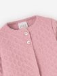 Baby Girls Knitted Cardigan in Pink Discount