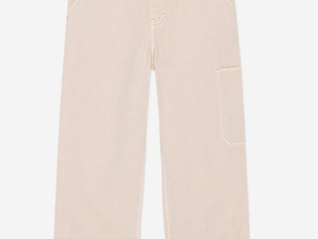 Molo Boys Regular Fit Woven Trousers in Beige Online