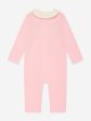 Baby Girls Bookish Flowers Romper in Pink For Cheap