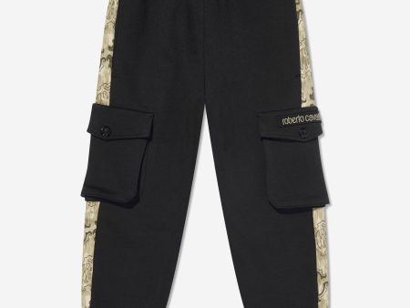 Boys Logo Joggers in Black Online Hot Sale