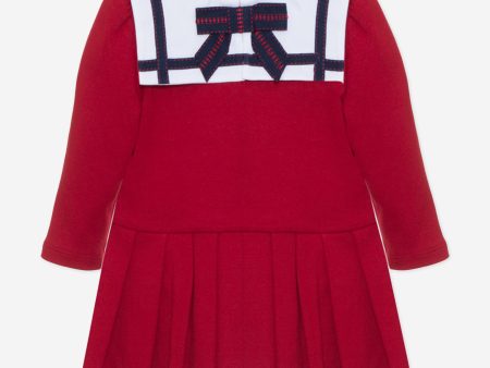 Baby Girls Sailor Dress in Red Sale