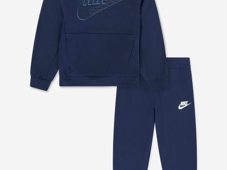 Boys NSW Futura Wrap PO Tracksuit in Navy on Sale