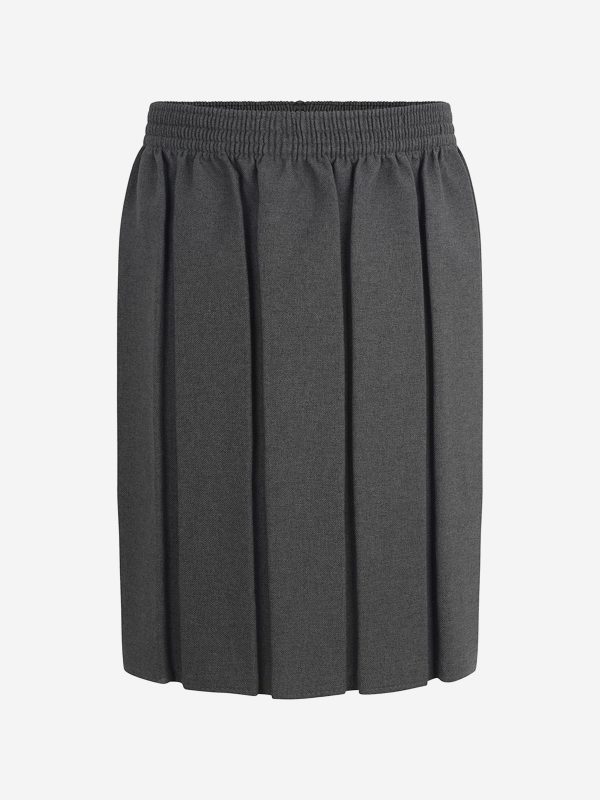 Zeco Girls School Box Pleat Skirt in Grey For Discount