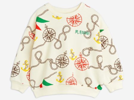 Mini Rodini Kids Nautical Print Sweatshirt in Multicolour on Sale