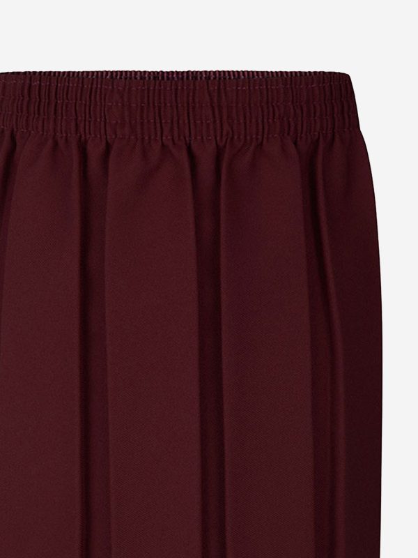 Zeco Girls School Box Pleat Skirt in Purple Hot on Sale