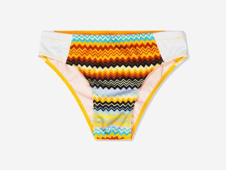 Missoni Boys Logo Swimming Briefs in Multicolor Fashion