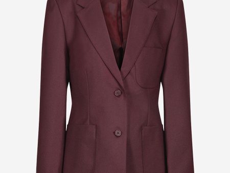 Zeco Girls School Fitted Eco Blazer in Purple Online