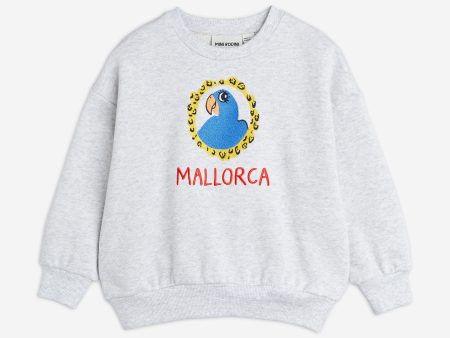 Mini Rodini Kids Parrot Sweatshirt in Grey Discount