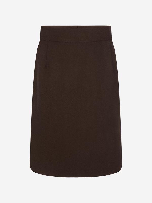 Zeco Girls School Pencil Skirt in Brown Online now