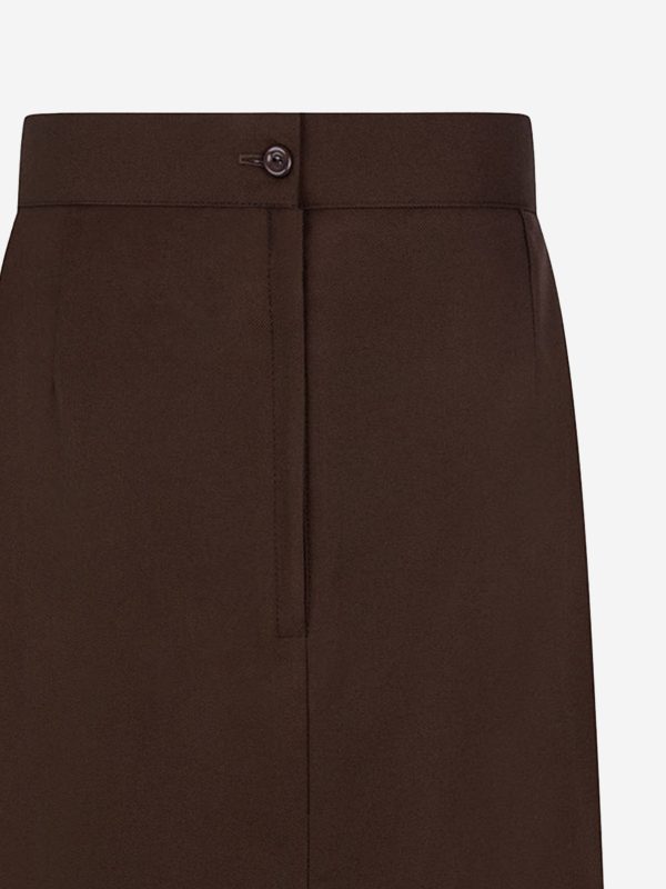 Zeco Girls School Pencil Skirt in Brown Online now