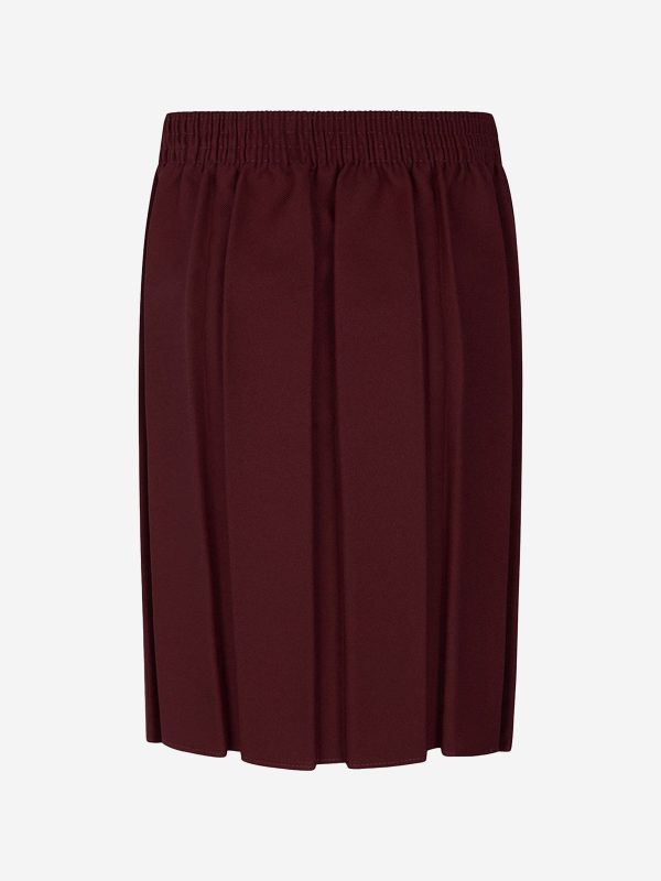 Zeco Girls School Box Pleat Skirt in Purple Hot on Sale