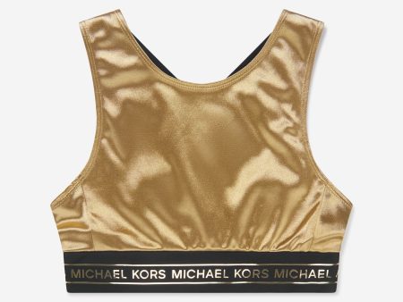 Michael Kors Girls Sports Crop Top Fashion