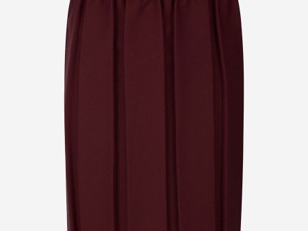 Zeco Girls School Box Pleat Skirt in Purple Hot on Sale