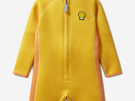 Roarsome Kids Cub The Lion Wet Suit In Yellow on Sale