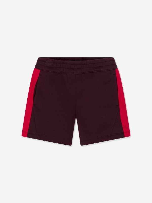 Boys Air Fleece Short Set in Red Online